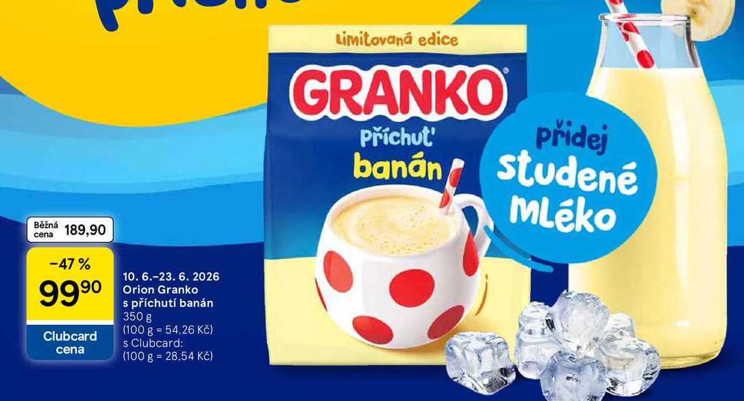 Granko s příchutí banán, 350 g  