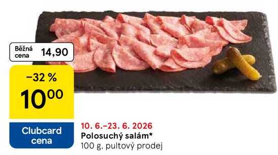 Polosuchý salám, 100 g