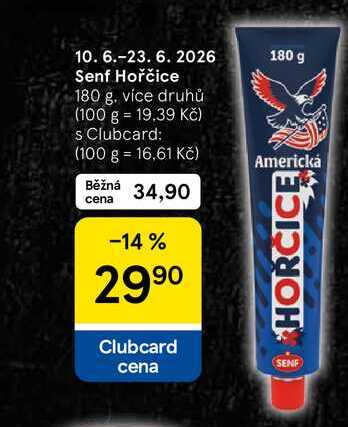 Senf Hořčice, 180 g, více druhů 