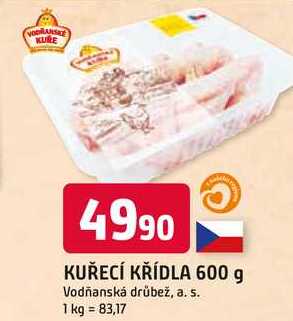 KUŘECÍ KŘÍDLA 600 g