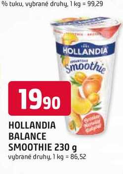 HOLLANDIA BALANCE SMOOTHIE 230 g