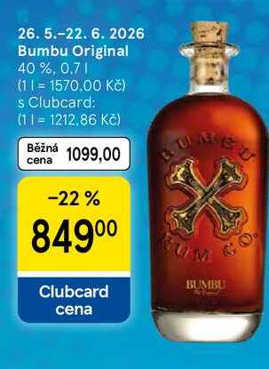 Bumbu Original 40 %, 0,7 l