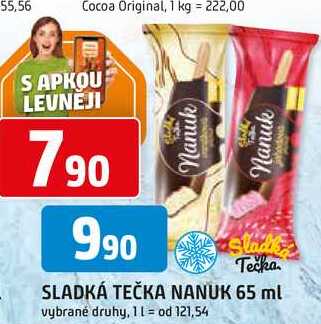 SLADKÁ TEČKA NANUK 65 ml