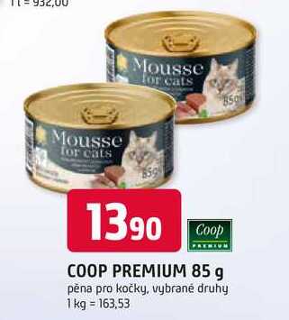COOP PREMIUM 85 g pěna pro kočky