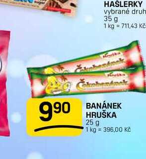 BANÁNEK HRUŠKA 25 g 