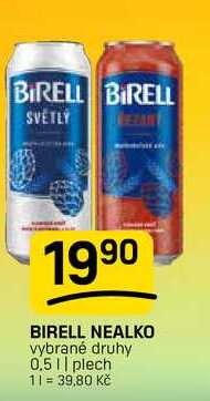 BIRELL NEALKO vybrané druhy 0,5 || plech