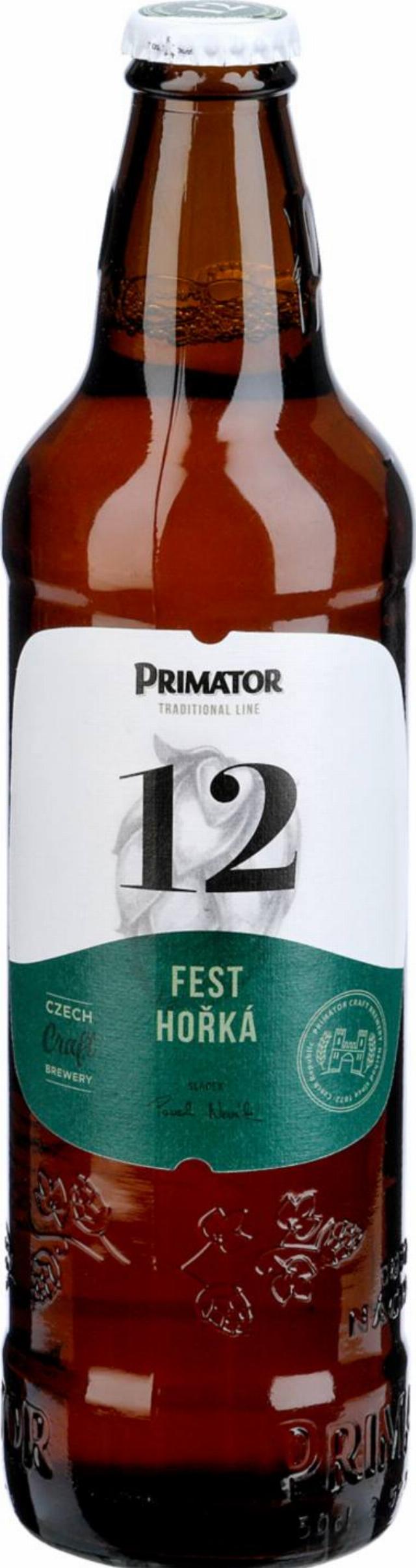 PRIMÁTOR 12 Fest hořká Pivo Světlý ležák v akci