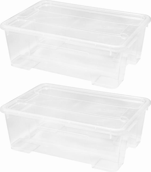W5 Sada úložných boxů s víkem 2dílná