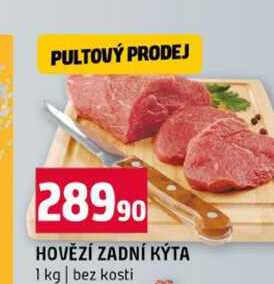 HOVĚZÍ ZADNÍ KYTA 1 kg bez kosti