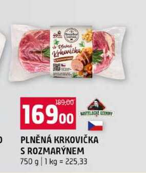 PLNĚNÁ KRKOVIČKA S ROZMARÝNEM 750 g