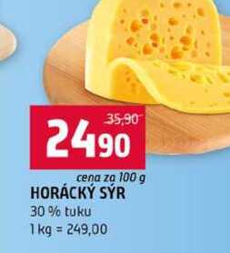 HORÁCKÝ SÝR 30% tuku 100g