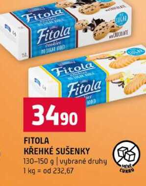 FITOLA KŘEHKÉ SUŠENKY 130-150 g vybrané druhy