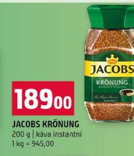 JACOBS KRÖNUNG 200 g káva instantni 