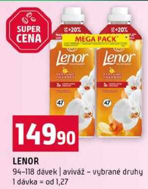 LENOR 94-118 dávek aviváž vybrané druhy