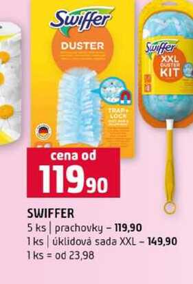 SWIFFER 5 ks prachovky 1 ks úklidová sada XXL 