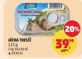 JÁTRA TRESČÍ, 115 g