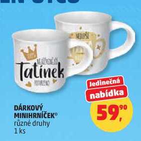 DÁRKOVÝ MINIHRNÍČEK různé druhy, 1 ks