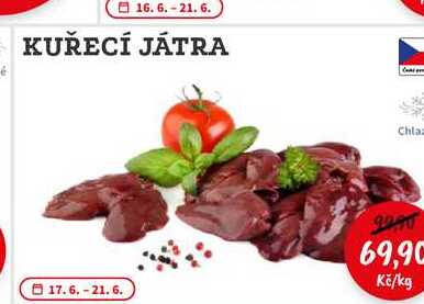 KUŘECÍ JÁTRA 1kg  