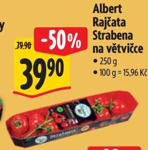 Albert Rajčata Strabena na větvičce, 250 g