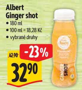 Albert Ginger shot, 180 ml 