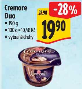 Cremore Duo, 190 g