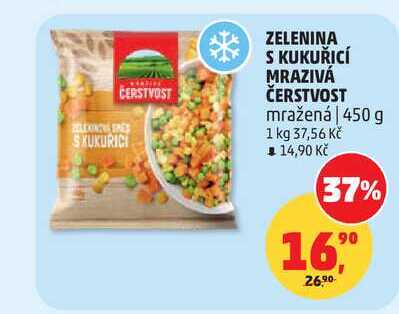 ZELENINA S KUKUŘICÍ MRAZIVÁ ČERSTVOST mražená, 450 g