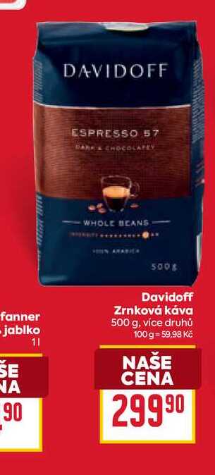 Davidoff Zrnková káva 500 g