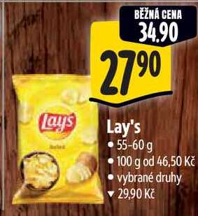 Lay's, 55-60 g 