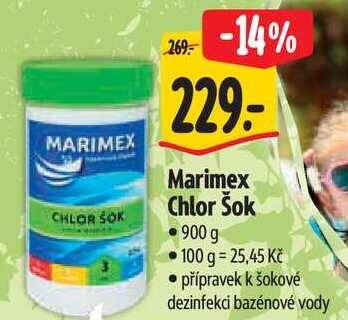 Marimex Chlor Šok, 900 g