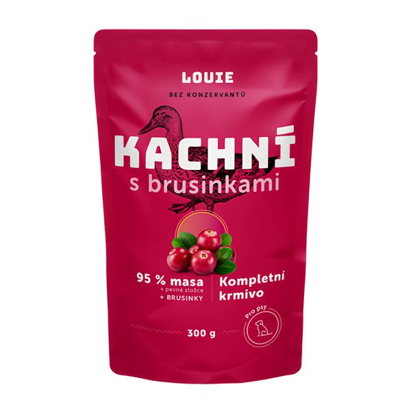 Louie Kapsička kachní s brusinkami, vitamíny a minerály pro psy