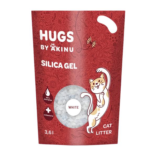Akinu HUGS by Silika gel bílý stelivo pro kočky
