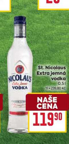 St. Nicolaus Extra jemná vodka 0,5l
