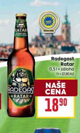 Radegast Ratar 0,5l