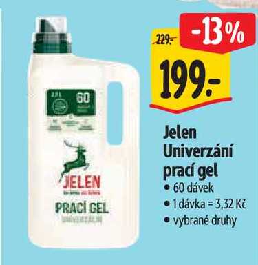 Jelen Univerzání prací gel, 60 dávek