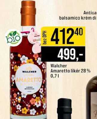 Walcher Amaretto likér 28% 0,7l 