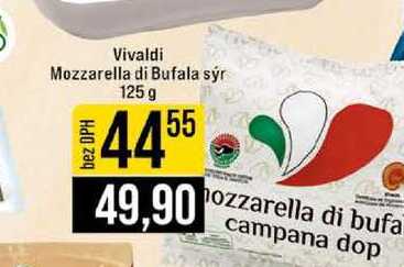Vivaldi Mozzarella di Bufala sýr 125 g