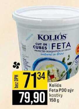 Koliós Feta PDO sýr kostky 150 g