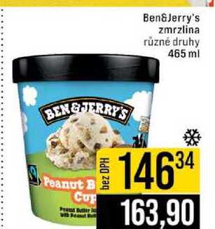 Ben&Jerry's zmrzlina různé druhy 465 ml
