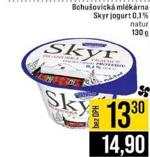 Bohušovická mlékárna Skyr jogurt 0,1% natur 130 g 