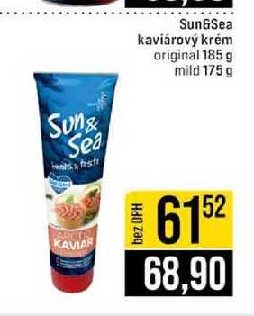 Sun&Sea kaviárový krém original 185 g mild 175 g