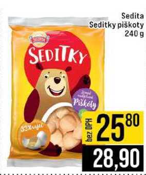 Sedita Seditky piškoty 240 g 