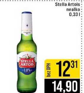 Stella Artois nealko 0,33l