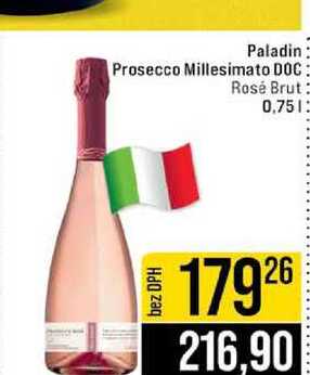 Paladin Prosecco Millesimato DOC Rosé Brut 0,75l