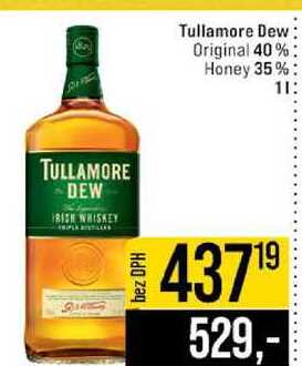 Tullamore Dew Original 40% Honey 35% 1l