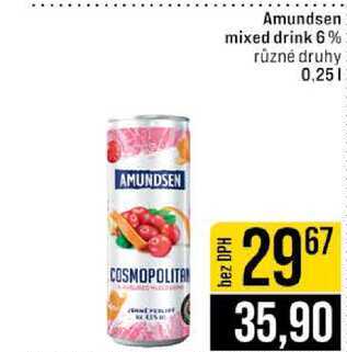 Amundsen mixed drink 6% různé druhy 0,25l