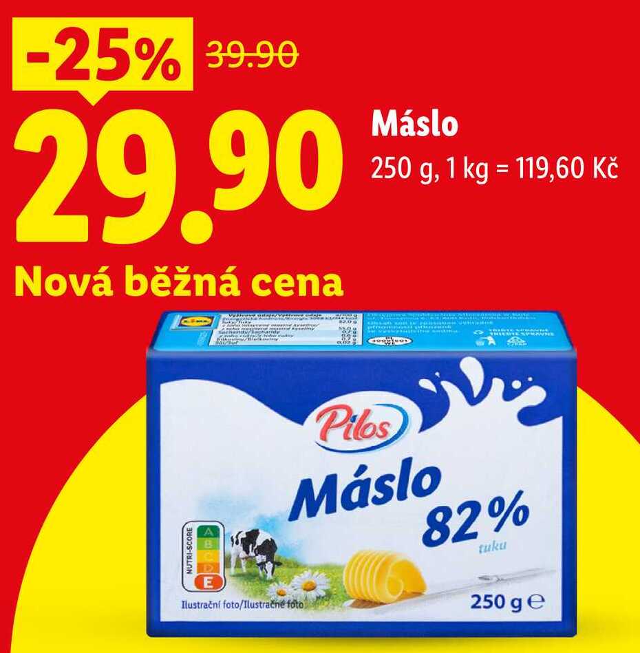 Máslo, 250 g