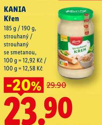 KANIA Křen, 185 g/190 g