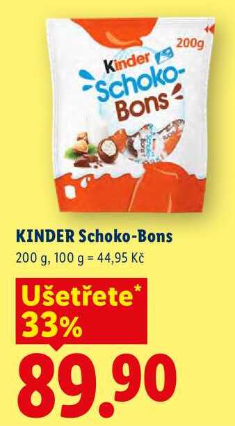 KINDER Schoko-Bons, 200 g