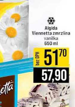 Algida Viennetta zmrzlina vanilka 650ml