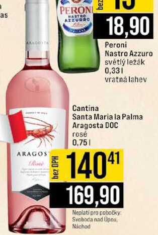 Cantina Santa Maria la Palma Aragosta DOC rosé 0,75l